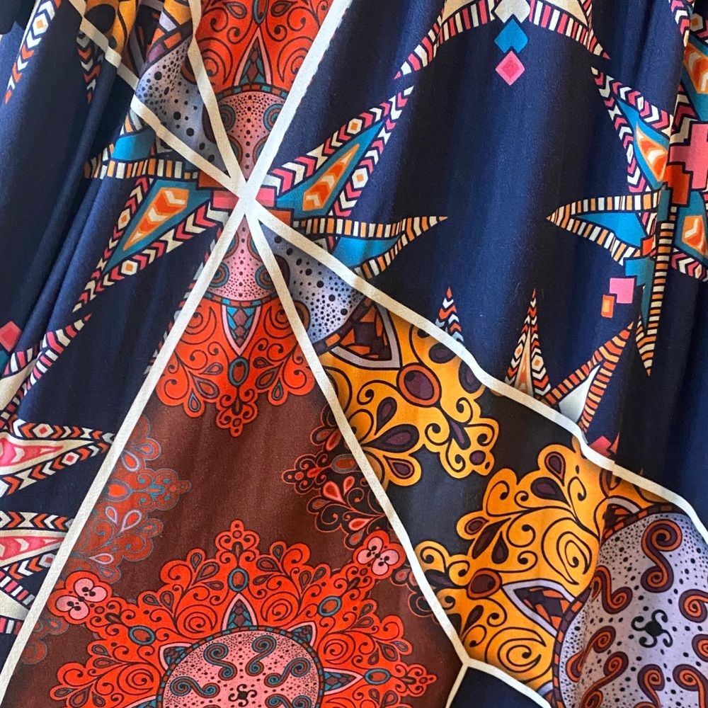 Vibrant Geometric Dress - Picture 3 of 3